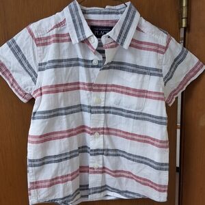 Striped Button-Up Shirt NWT